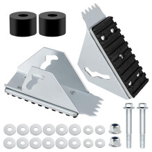 Shoe Kit 26-2 Extension Ladder Parts, Extension Ladder Feet Compatible with D1200 D1300 D1700 D1800 Series Ladders