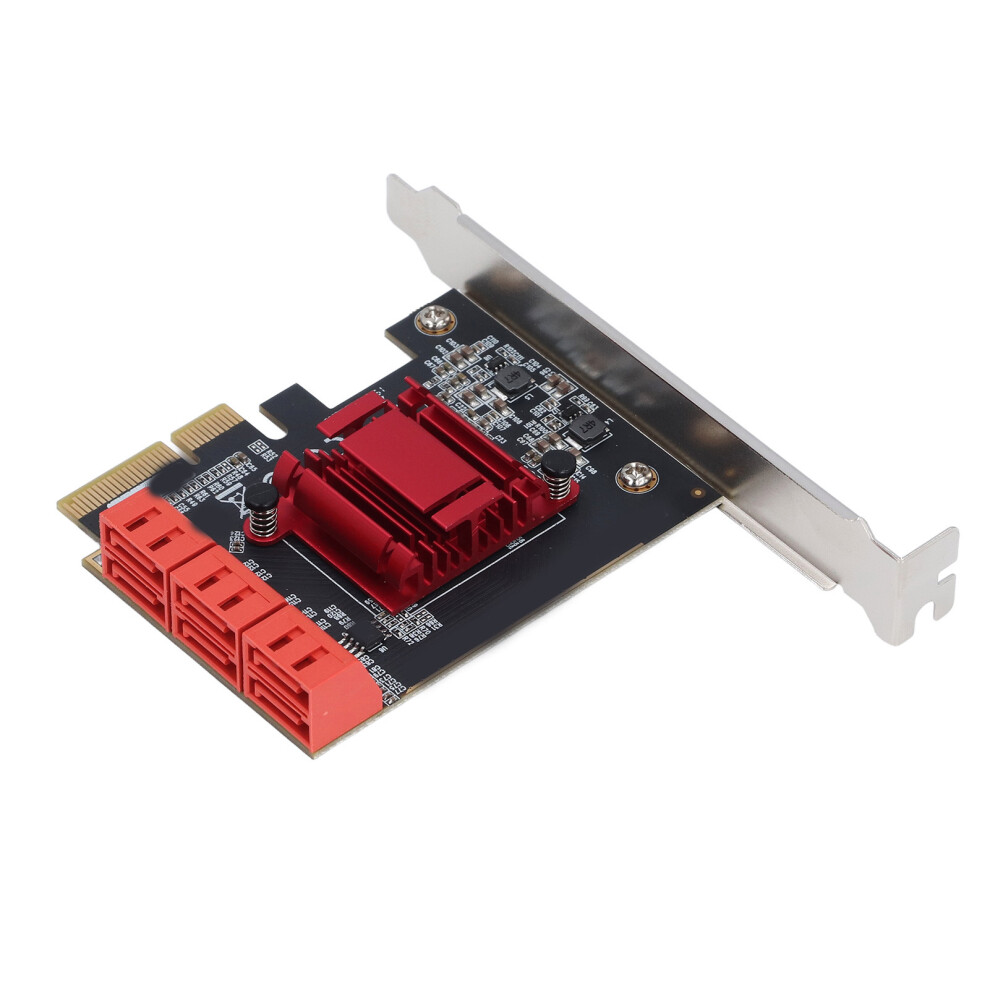 Pcie 3.0 X4 To 6 Port Sata 3 Expansion Card Asm1166 7901388582764