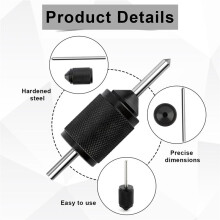 Universal Transfer Center Aligner with Metal Center Punch 3/16In Diameter 3-1/8In Long, Range 3/16 to 5/8In Workshop Use