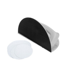 Lixadeira de Canto para Drywall, Ferramenta de Retificação de Ângulo Reto e Meio-Redondo, 10 Peças de Lixa para Limpeza e Polimento de Cantos de
