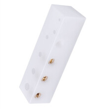 Blocco di Punzonatura per Barre Tonde Verticali - Strumento DIY per La Creazione di Modelli con Posizionamento Centrale Semplice - Blocco Punzonatura