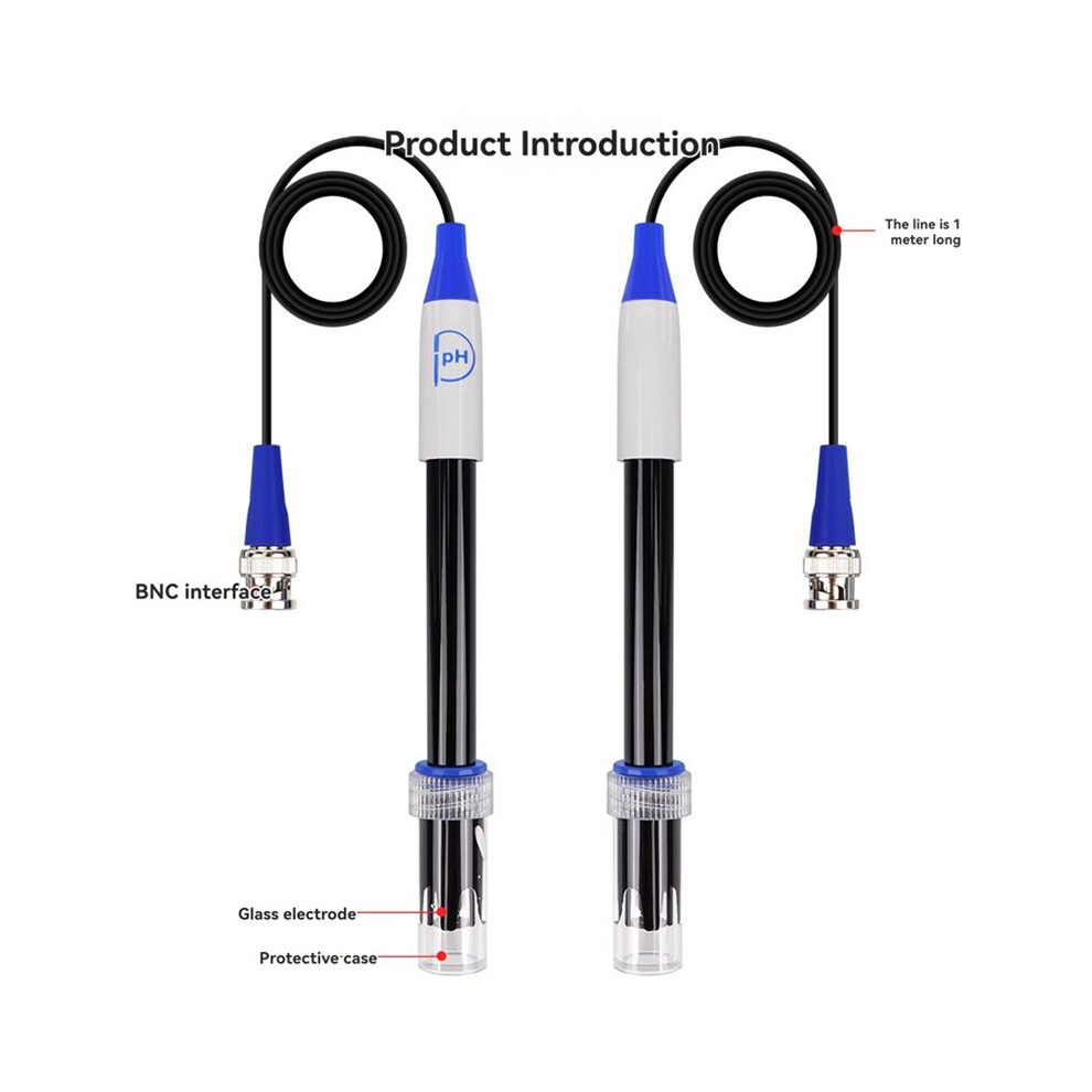 Ph Sensor Replacement Probe Composite Electrode Ph Water Quality Electrode Tester For Laboratory Aquarium Hydroponics 4713584485588