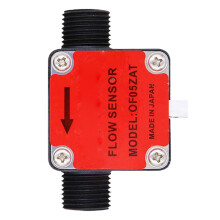 1/2 Kunststof Tandwielstroomsensor Hall-Effect voor Melkwater, Smeerolie en Reinigingsmiddel, 3,5-24 VDC Pulsuitgang