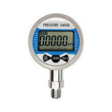 G1/4-Schroefdraad Gas Water Olie Lucht Brandstof Drukmeter 100 mm Wijzerplaat 0-60 MPa Radiaal LCD-Scherm Manometer