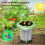 Wireless App Remote Control Waterproof IP66 Solar Soil Temperature and Humidity Moisture Sensor 8