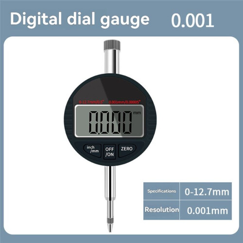 0-12.7 0.001mm Digital Indicator RS232 (9holes) Data Output Digital Electronic Micrometer Dial Indicator Gauge