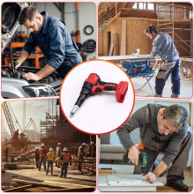Cordless Rivet Gun Brushless 4.8mm Rivet Nut Gun Automatic Riveting Tool for 18V 20V Battery (No Battery)