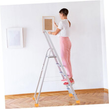 4pcs Non-Slip Ladder Leg Caps Ladder Extension Feet Pads Leveling Feet for Attic Stairs Heavy Duty Rubber Covers