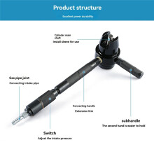 Anti-Skid Chiseling Machine Pneumatic Hammer Impact Air Hammer Strong Scabbler Handheld Air Concrete Wall Stone Surface