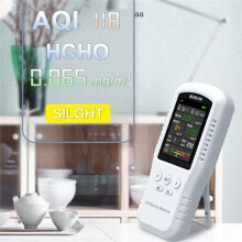Bosean Air Quality Monitor CO2 CO PM2.5 HCHO TVOC Temperature Humidity Monitor Home Air Quality Detector