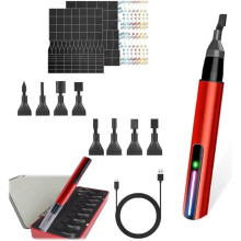 Electric Reciprocating Sander,USB Charging with 3-Speed Adjustable & 8 Sanding Heads, Precision Tool for DIY Crafts