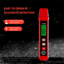 -Border Digital Display Handheld Wood Moisture Detector Pine Wood Cement Mortar Gypsum Moisture Detector