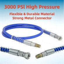 247338 Airless Whip Hose, 4ft 3/16inch Flexible Paint Sprayers Hose Whip Replacement for Magnum Sprayers 247338