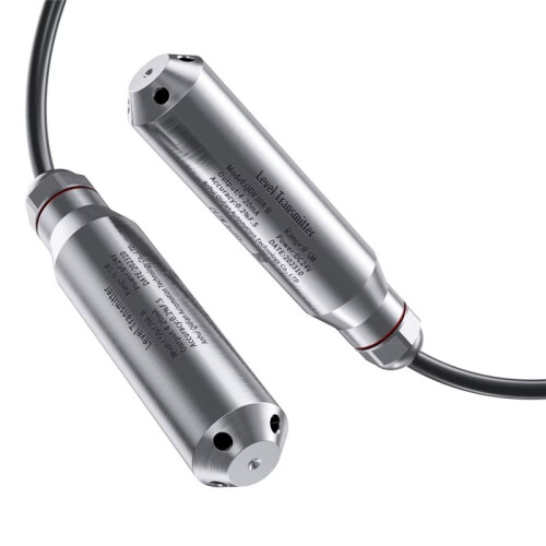 Water Level Sensor Transmitter - Hydrostatic, 0-2m Range, DC24V Liquid Sensor, 4-20mA Output for Pump Control 2