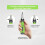 11 in 1 Ratchet Screwdriver Hidden Screwdriver  Multi Angle Corner Capable Multifunctional Screwdriver Tool Green 5