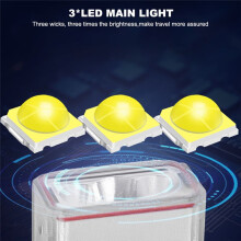 Linterna de Llavero Ultrabrillante de 3300 Lúmenes, Recargable, con Batería Integrada, Resistente Al Agua IPX5, Linterna Magnética.