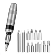 Handschrauber, Haushalts-Akkuschrauber, 13-Teilig, DIY-Schlagschrauber-Set, Nuss-Schlagschrauber-Werkzeuge