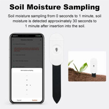 Sensor de Umidade Do Solo Tuya, Testador de Temperatura e Umidade Do Jardim, Detector de Irrigação para Assistente Doméstico Z2M
