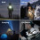 2 Pack LED Rechargeable Flashlight Solar Flashlights for Home, Camping,Hiking, Emergencies, Adventures 9