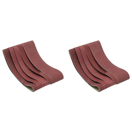 10 Peças 100 X 915Mm Cinta de Lixa 4 Polegadas X 36 Polegadas Tela de Lixamento Banda Abrasiva com 60 120 180 240 320 Girt