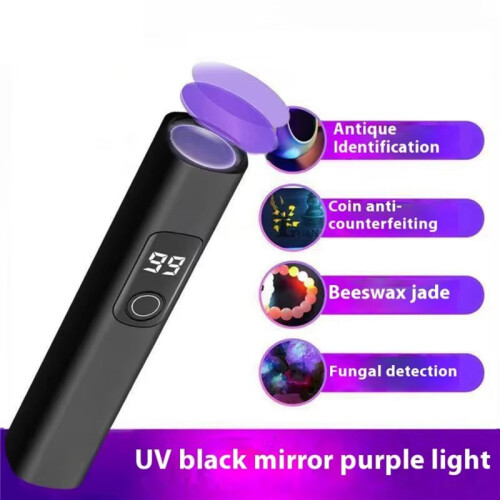 Light Lamp UV Fluorescent Agent Detection USB Rechargeable Flashlight Pet Urine Stain Detection Handlamp 1