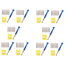 10X Magnetic 6 in 1 Tiny Screw Driver Kit, Small Screwdriver Set Perfect  Screws for Cell Phones, Watch
