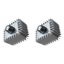 2X AC 220V 5000W SCR Spanningsregelaar Motor Snelheidsregelaar Licht Dimmen Dimmers Thermostaat 5000W Motorsnelheidsregelaar