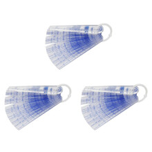 3X Fühlerlehre Aus Kunststoff, 0,05 mm Bis 3 Mm, Metrisches Spaltmessgerät, 21 Blatt