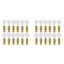 24Pcs DIY Tools Handmade Leather Goods Tools Suture Fixing Needle Leather Goods Fixed Needle Stitching 0-6mm, 6-12mm