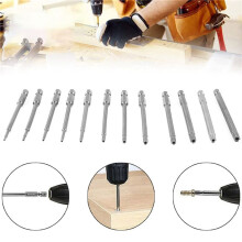 26Pcs 100mm Torx Long Screwdriver Bits Set, Magnetic Torx Bit Set T6-T40, 1/4 Inch Hex Shank Electric Screwdriver Tools