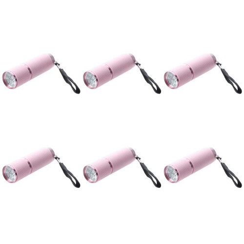 6X Outdoor   Rubber Coated 9-LED Flashlight Torch