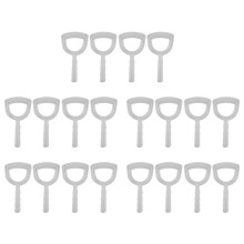 20X Meat Scraper Bone Dust Scraper Bone Scraper White Scraper Bone Dust Remover Square Bone Dust Scraper