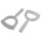 20X Meat Scraper Bone Dust Scraper Bone Scraper White  Scraper Bone Dust Remover Square Bone Dust Scraper 2