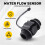 5X DN25 FS400A G1inch Water Flow Sensor Hall Flowmeter Meter Counter 2-60L/Min 1.75Mpa 4