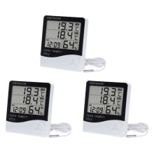 3X Indoor Digital Thermometer Home Hygrometer,Accurate Outdoor Temperature Monitor,Humidity Gauge Indicator Thermometer