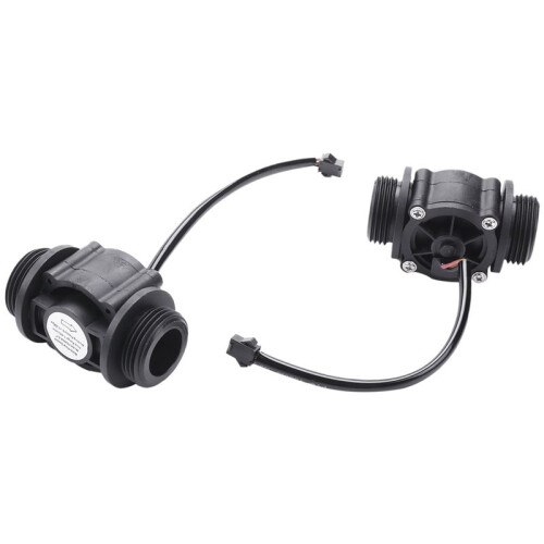 8PCS Water Flow Sensor Fuel Flow Meter Water Meter Sensor Flowmeter Water Sensor FS400A G1 DN25 1-60L/Min 1