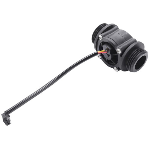 8PCS Water Flow Sensor Fuel Flow Meter Water Meter Sensor Flowmeter Water Sensor FS400A G1 DN25 1-60L/Min 2