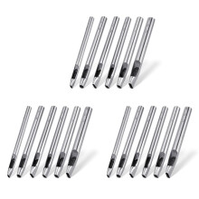 18X 6 Sizes Oval Hole Punch for Leather 6mm-10mm Hollow Leather Crafting Hand Punching Tool Kit for Leather Crafting