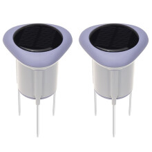 2X Tuya Zigbee Capteur Solaire de pour le Jardinage Compteur de Température et D'Humidité Contrôle par Application Thermomètre Numérique de