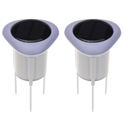 2X Tuya  Zigbee Solar Soil Sensor for Gardening Temperature and Humidity Meter APP Control Digital Soil Thermometer