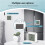 2X Tuya  Home WiFi Temperature & Humidity Sensor with 1M External Probe App Remote Viewing 7