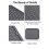Rectangular Silicone Dish Drying Mat, Anti Slip, Built-in Drain, Small Kitchen Counter Protector 4