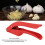 Multipurpose 2-in-1 Garlic Press with Ergonomic Handle, Red, PP Material 5