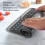 Rectangular Silicone Dish Drying Mat, Anti Slip, Built-in Drain, Small Kitchen Counter Protector 9