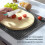 Rectangular Silicone Dish Drying Mat, Anti Slip, Built-in Drain, Small Kitchen Counter Protector 16