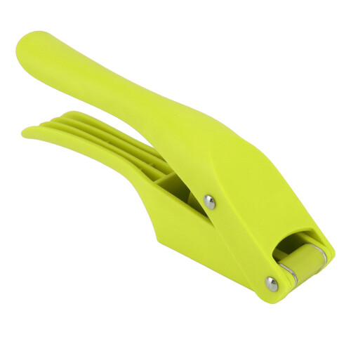 Multipurpose 2-in-1 Garlic Press with Ergonomic Handle, Green, PP Material 1