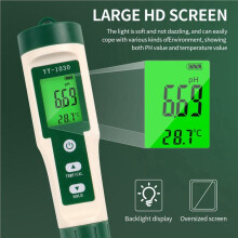 2X Professional Food PH Meter High Accuracy Sensor Temp Acidity Tester for Meat Canning Dough Soil PH Meter