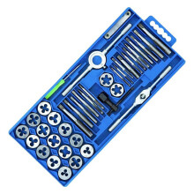 Thread Cutting Kit 40Pcs Metric Tap Die Set with Plastic Shell Thread Cutting Kit (Small Frame) Injection Molding