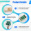 2X Sauna Furnace External Control Probe Wire Temperature Control Probe Sauna Room External Control Sensor Probe 9