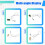 2X Sauna Furnace External Control Probe Wire Temperature Control Probe Sauna Room External Control Sensor Probe 10